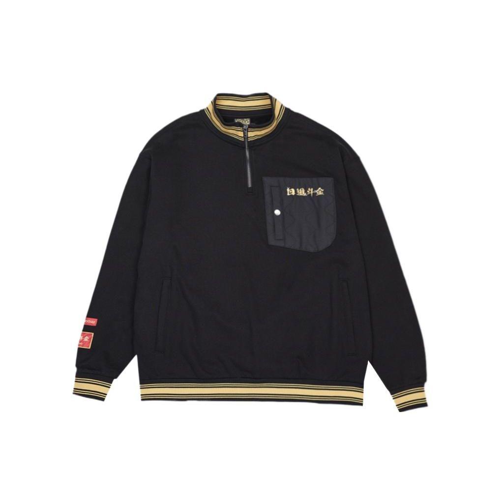 LI-NING Men s Skateboarding Series Regular Fit Crew Neck Sweatshirt Black AWDS161-2 XL