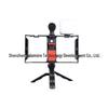 Mobile Phone Stabilizer & Photography Cage with Extension, Microphone Mount, and Fill Light