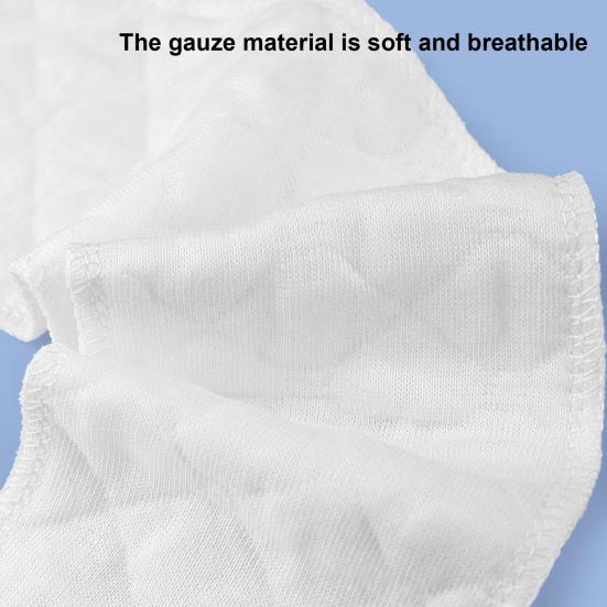 5 Pcs Cotton Bra Liners 3 Layer under Breast Sweat Absorber Pads Reusable Washable Bra Liners for Women