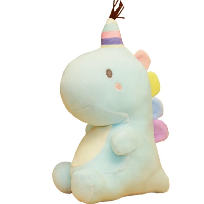 Cuscino Peluche Dinosauro Carino Happy Birthday Dinosauro Cuscino Imbottito Divano Letto Cuscino Lombare Cuscino Schiena per Dormire Decorazione