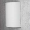 Applique murale - Alice - Tissu blanc - 1 ampoule E27 - 60W - Design moderne