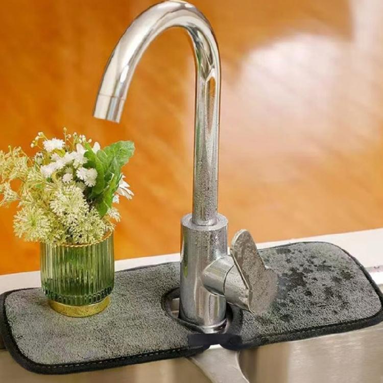 Faucet Water Absorption Pad Keep Sink Surrounding Dry From Water Spots Reusable Sink Pad