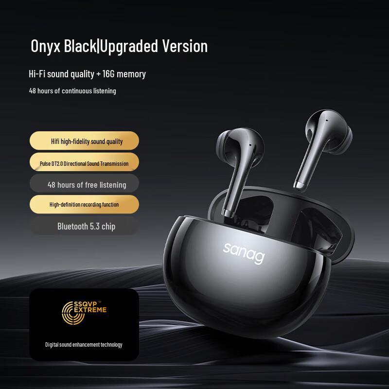 SANAG T81SPro Wireless Bluetooth Earbuds with MP3 Player