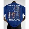 European and American retro hip-hop letter gun element printed men's short sleeved shirts men's clothing