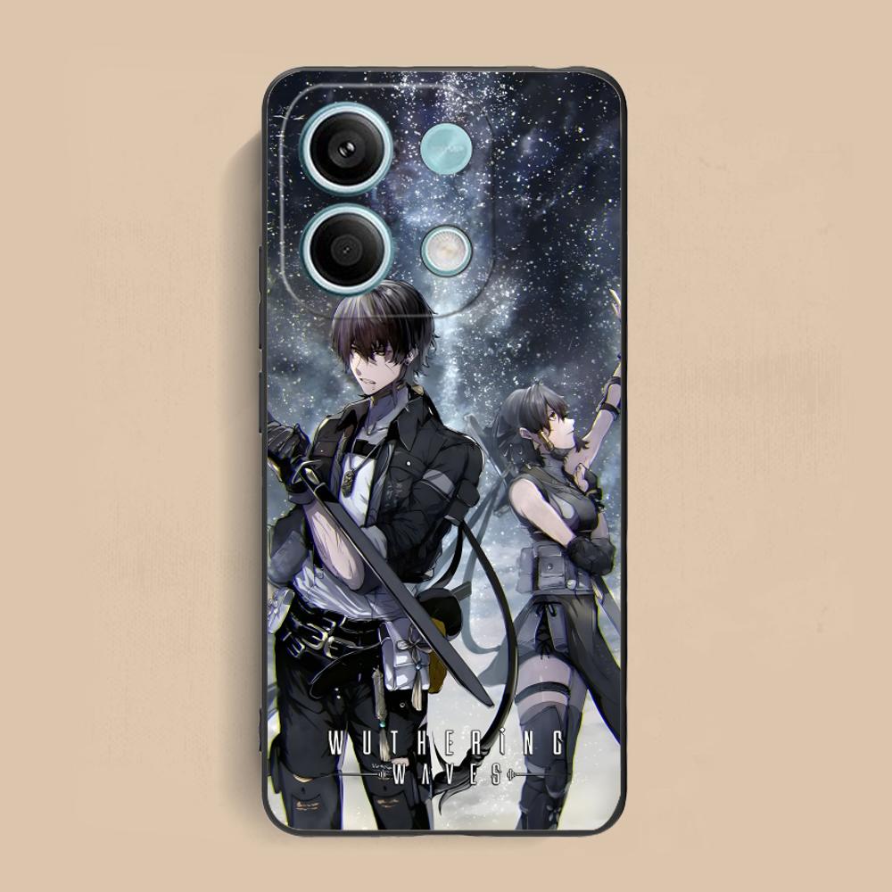 Wuthering Waves Rover Matte TPU Mobile Phone Case for Xiaomi Redmi Note 14 13 12 11 S Pro Plus 4G 5G Colorful Printing Cover