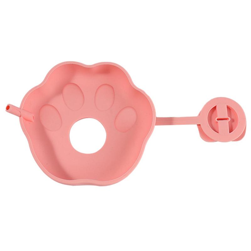 

Силиконовые держатели для эскимо для детей, Держатель для замороженных лакомств без беспорядка с трубочкой, Держатели для вафельных стаканчиков мороженого для детей без беспорядка розовый