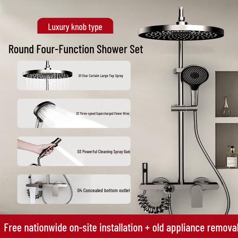 Piano Key Shower Faucet Set