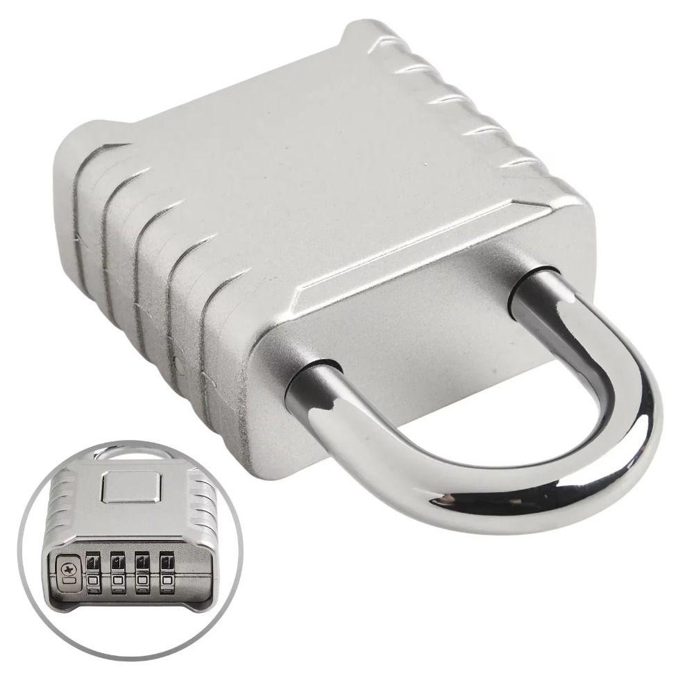 Zinc Zinc Alloy Combination Padlock 4-Digit Number Drawer Cabinet Lock Password Code Locks  Gate Hasp Storage