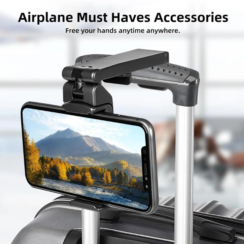 Portable & Foldable Mobile Phone Holder Travel Stand Desktop Flight 360° Rotation Selfie Stand for Watching Dramas