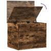 Vidaxl Chest, Smoked Oak, 60X42X46 Cm, Wood-Based Material