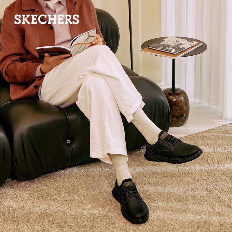 Skechers Men s Soft Sole Business Casual Derby Shoes 204702 8.5