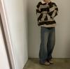 Jeans Denim a Vita Alta Gamba Larga - Azzurro Chiaro, Pantaloni Lunghi da Donna