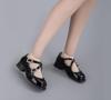 [TOYBARJAPAN] 16 Scale Figure Accessory  Fits TBLeague and other body types: ZYTOYS ZY1049 Round Toe JK Pumps with Cross Design, Schoolgirl Style,