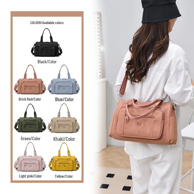 2026 Women's Versatile Lightweight Nylon Crossbody Bag - Wear-Resistant, Large Capacity for Casual Travel