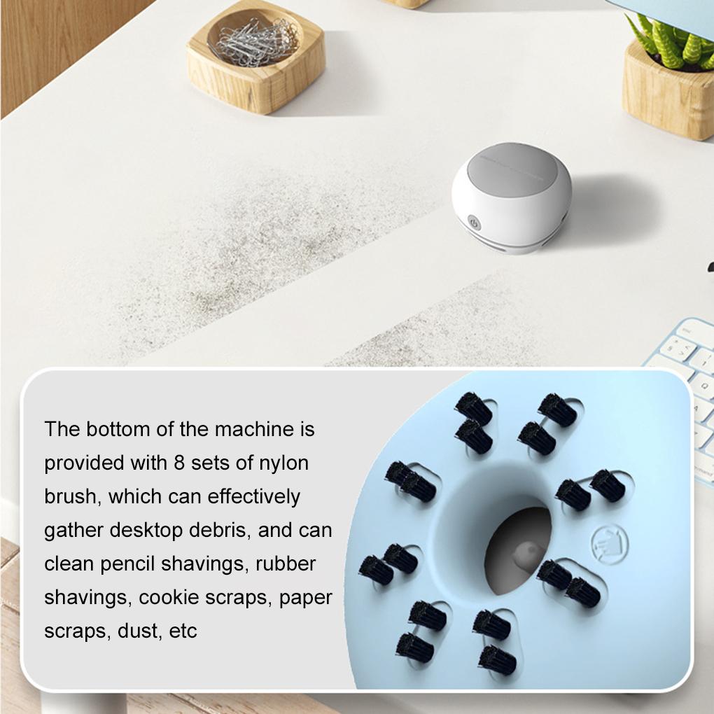 ABS Desk Vacuum Cleaner Compact And Lightweight Long-lasting Battery Life Desk Vacuum Cleaner Mini