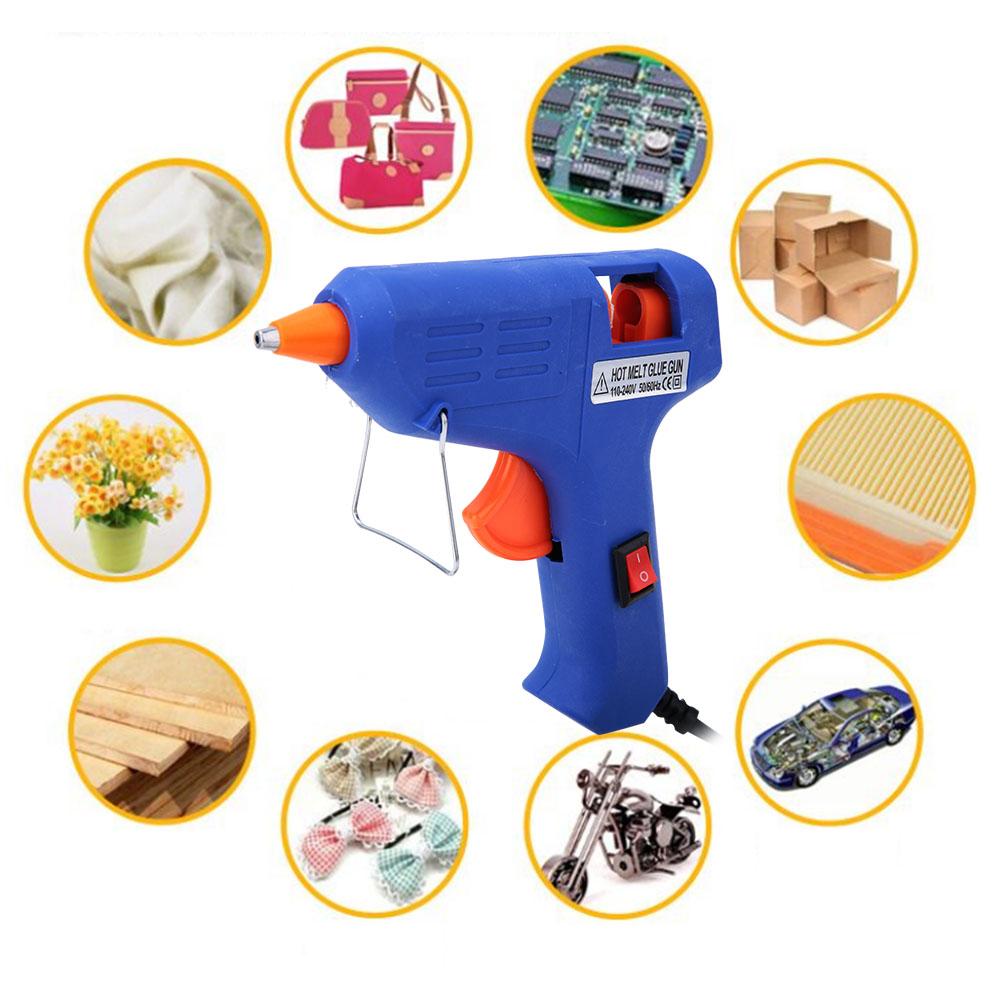 20W Hot Melt Glue with Manual Electric Hot Melt Glue (Black )