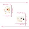 Lovely Cartoon Sheep Enamel Pin Cute Funny Animal Black Goat Brooches for Kids Girls Custom Bag Lapel Pins Fashion Jewelry Gifts