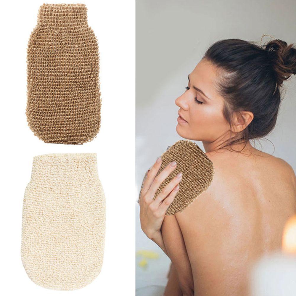 Bathing Accessories Body Scrub Gloves Fingers Bath Towel Shower Body Brush Exfoliating Glove