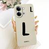 For Vivo Y05 4G Case Y11d Y11 5G Cover Lucky A-Z Letters Soft Silicone Coque Phone Case For Vivo Y21 5G V2553 Cases
