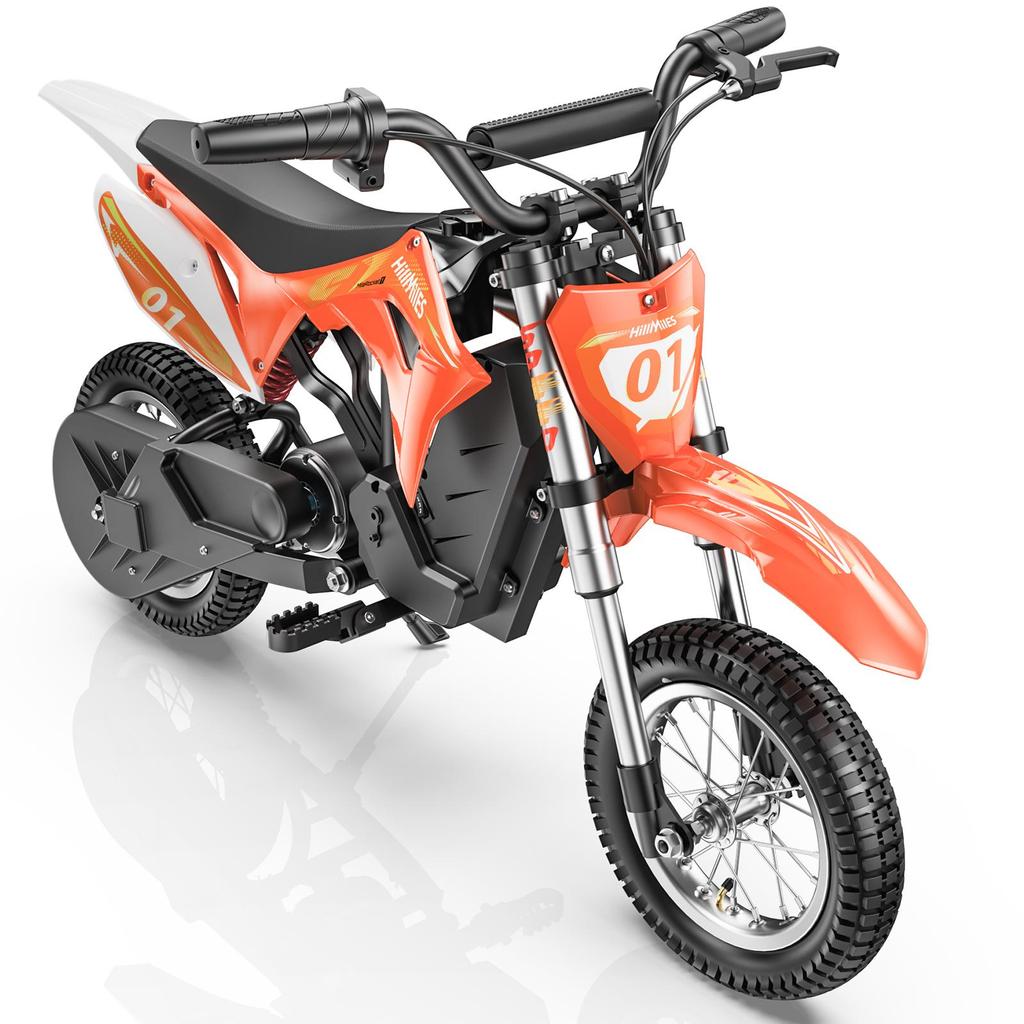 Hillmiles MileRocket 1 Kids E- Motorcycle 250W Motor 36V4AH  Battery 12-Inch Wear-Resistant Tires Safe and Stable Design To Meet Most Riding Needs