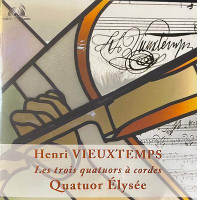 CD HENRI VIEUXTEMPS / QUATUOR ELYSÉE - String Quartets Nos. 1, 2, and 3: E CC777723 Continuo Classi 2021 Non Japan Soul/Funk Used