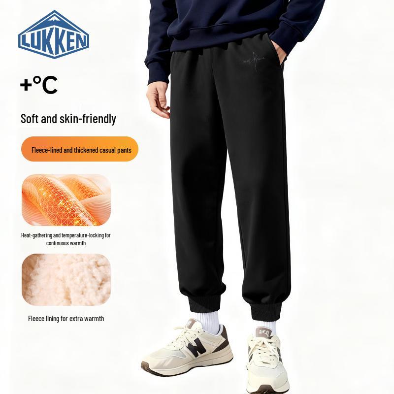 LUKKEN Мужские повседневные спортивные штаны на шерпа-флисе 2XL