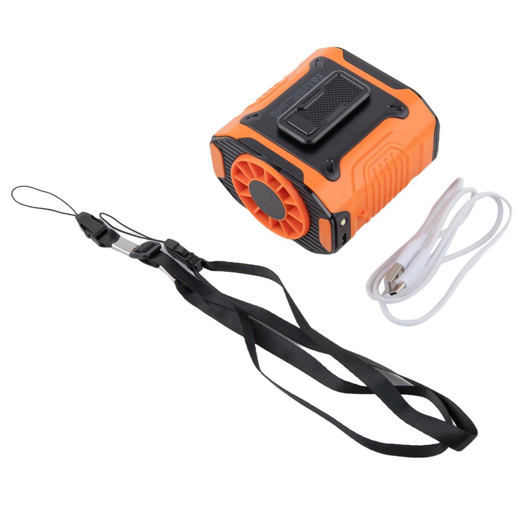 Lightweight Outdoor Cooling Fan Battery Fan Camping Fan Green Portable Fan 3600mAh Battery Hands-Free Operation