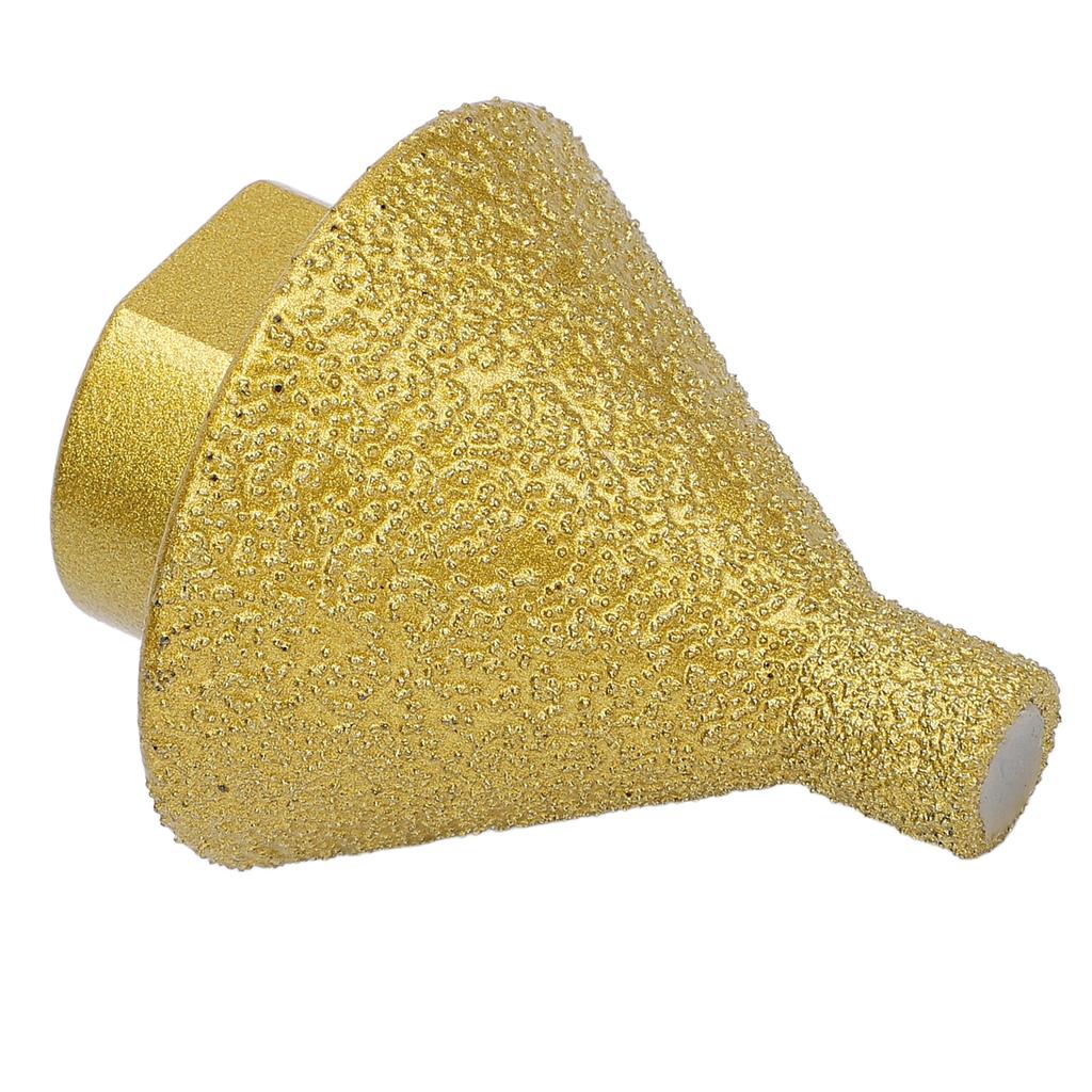 Diamentowy Frez Stożkowy do Szlifierki Kątowej do Marmuru Płytek Kwarcu Wiercenia Powiększania Fazowania Gri