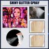 1 KS Diamantový tekutý třpytivý pudr ve spreji, Rozjasňovač na tělo, Make-up rozjasňovač na obličej, Lesk, třpyt, záře, Make-up na obličej, tělo, vlasy, pro každodenní nošení, na párty