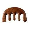 Sandalwood Scalp Massage Comb Multi-functional Meridian Comb Wooden Wide Tooth Face Head Body Massager Guasha Scrubber Tool