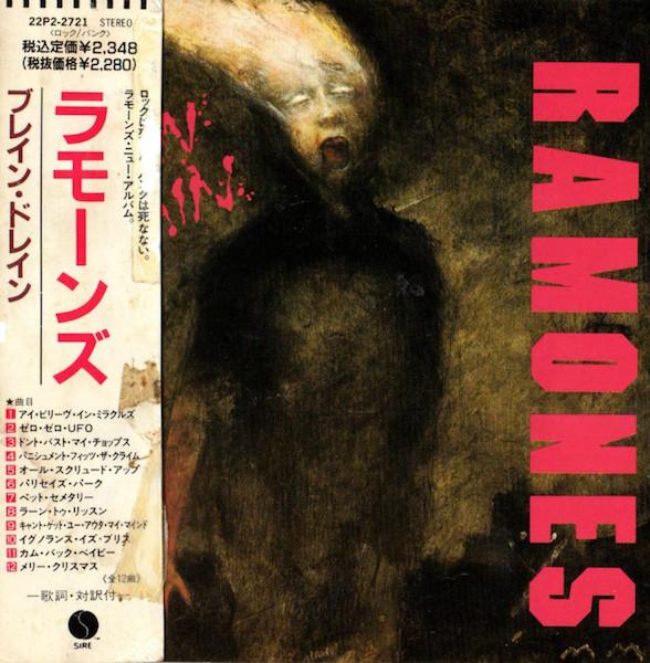 CD RAMONES Brain Drain 22P227211 Sire 1989 Япония Рок Б/у
