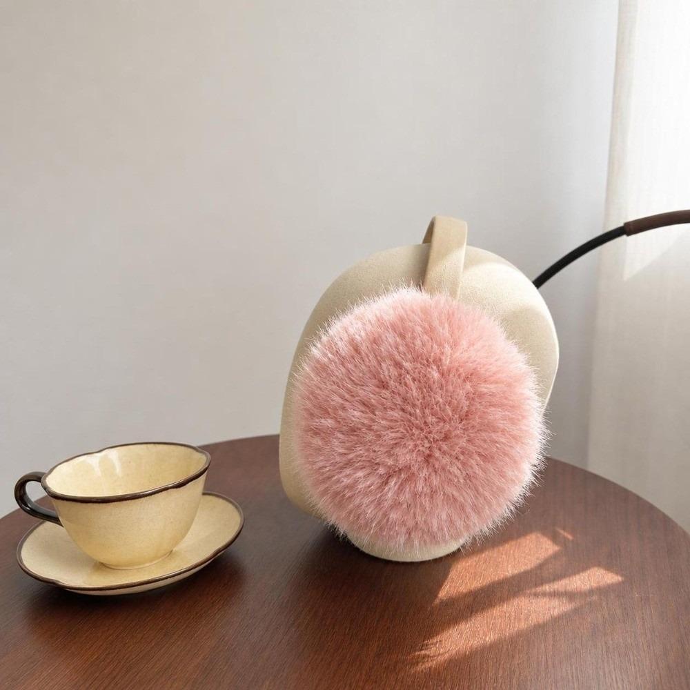 Fluffy Ear Warmer Foldable Winter Earmuffs Korean Style Plush Earmuffs  for Men and Women