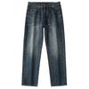 New Style New Style with Drape American High Street Loose Straight Jeans