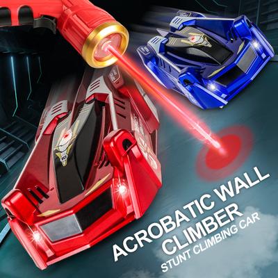 Products Infrared Induction Light-chasing Wall-climbing Car Dual-mode Stunt Remote Control Car Light Charging Children's Toys
