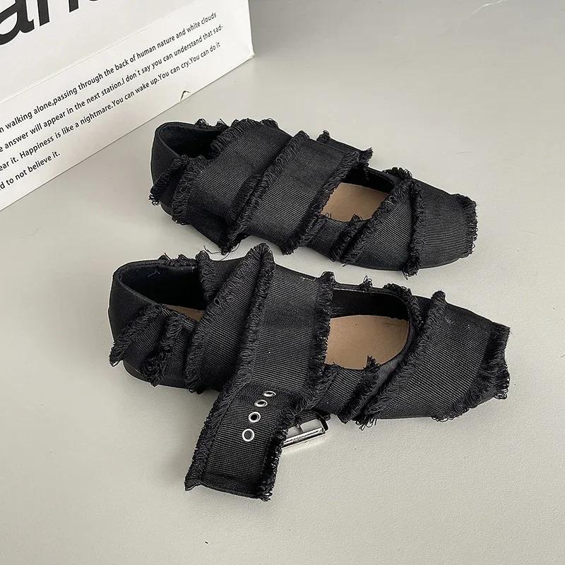 Fashion Comemore Cross Strap Women Ballet Flats Shoes Fashion Shallow Square Toe Spring Autumn Ladies Comfort Soft Sole Ballerina Shoes