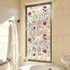 Creative Colored Glass Floral Stickers for Bedroom Living Room Kitchen Bathroom Window Beautification