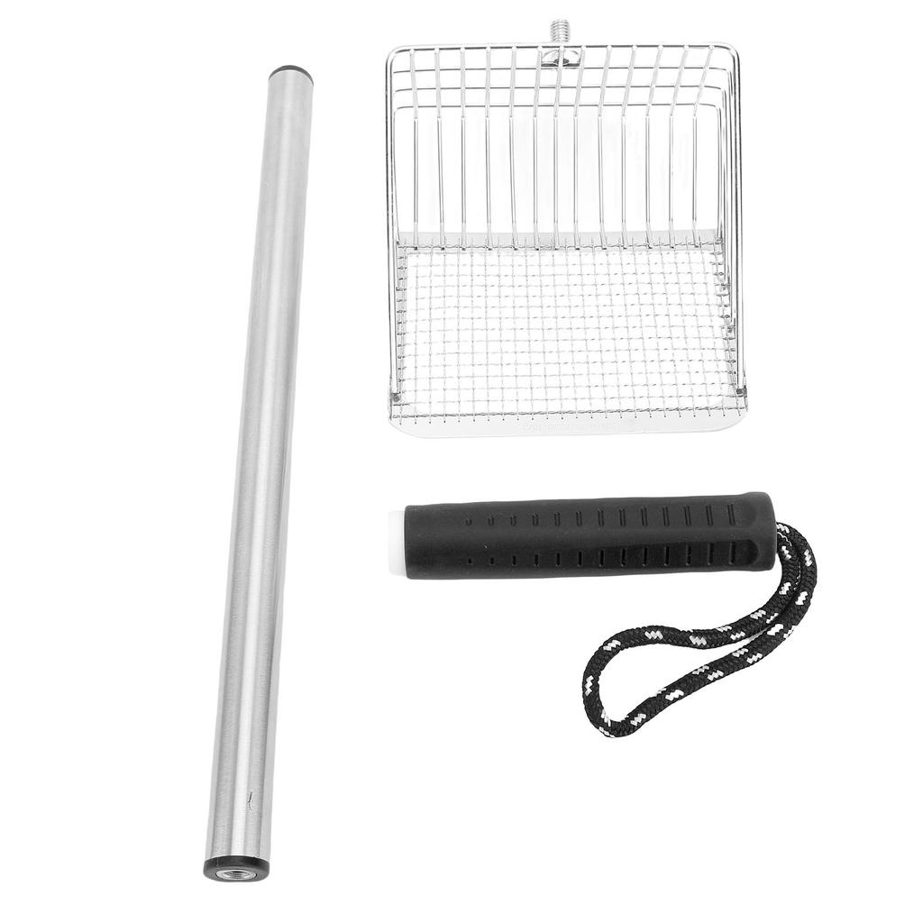 Katzenstreuschaufel aus Edelstahl mit langem Griff Katzenstreuschaufel Kitty Metallschaufel für Haustierstrände