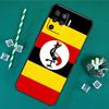 Uganda Flag Case For Oppo A40 A60 A80 A16 A76 A96 A18 A38 A58 A78 A98 A91 A15 A17 A74 A94 A54 A57S Cover