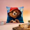 Fashion PPaddington Beared Cushion Cover Premium SkinFriendly Pillow Case MultiPurpose for Home Office Travel