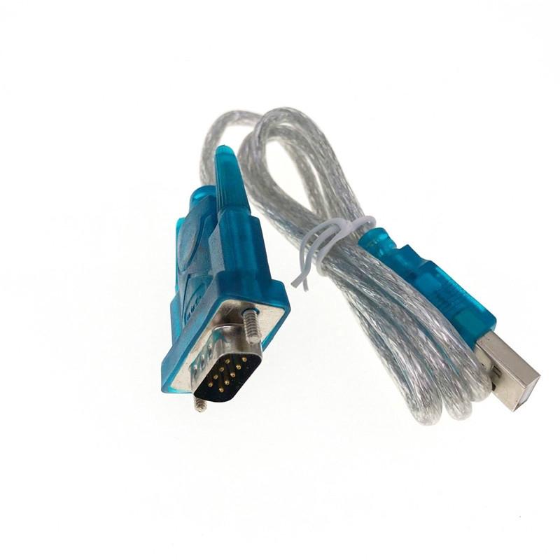 1PCS  HL-340 New USB To RS232 COM Port Serial PDA 9 Pin DB9 Cable Adapter Support Windows7-64