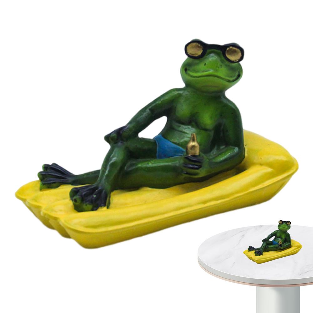 

Outdoor Animal Decor Floating Realistic Resin Sculpture Cute Outdoor Balconies Decoration Multipurpose Figurines For Home Garden