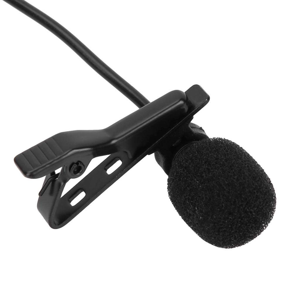 USB Clip On Computer Microphone Omnidirectional Mini Mic Condenser for PC