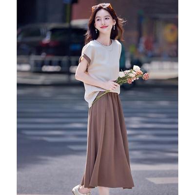 Women's Summer Artistic Two-Piece Set