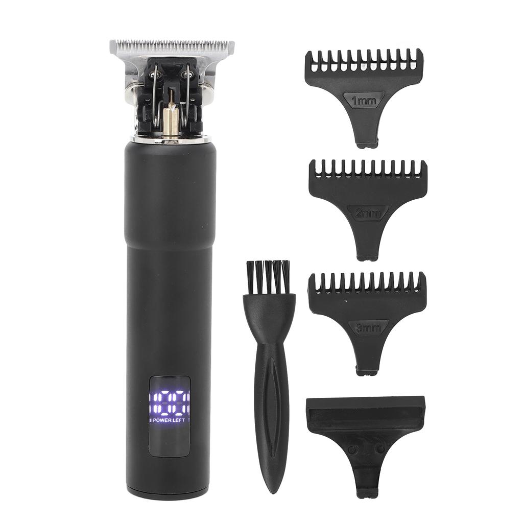 Professional Electric Hair Clipper Cordless Rechargeable Hair Trimmer Hair Cutting Kit with LCD