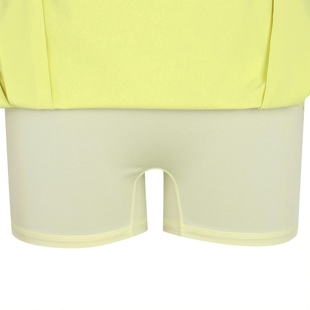 MALBON GOLF Variation Pleated Belted Skirt Yellow (Woman)