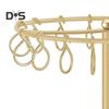 Hair Claw Holder with 16 Removable Hooks Round Base Easy Installation Store Hair Accessories Jewelry Holder