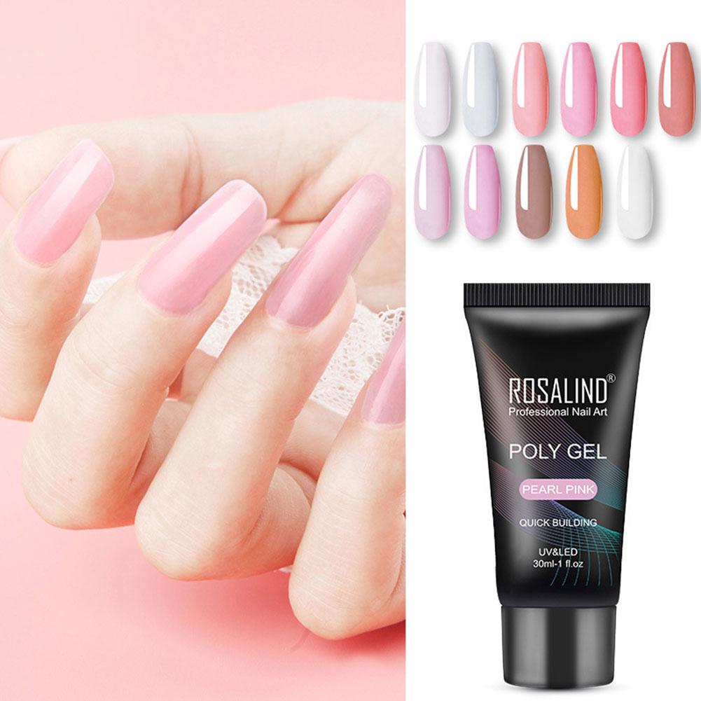 Easy To Beauty Gel Tip Quick UV Poly Extension Dry Builder Nail Art Decoration