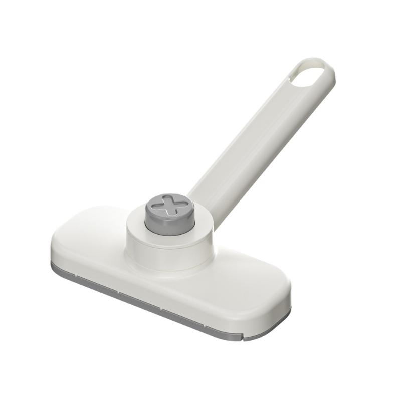 

Wipes Clamping Portable Spin Mop Featuring Durable ABS Handle Cleaning Head Design светло-серый