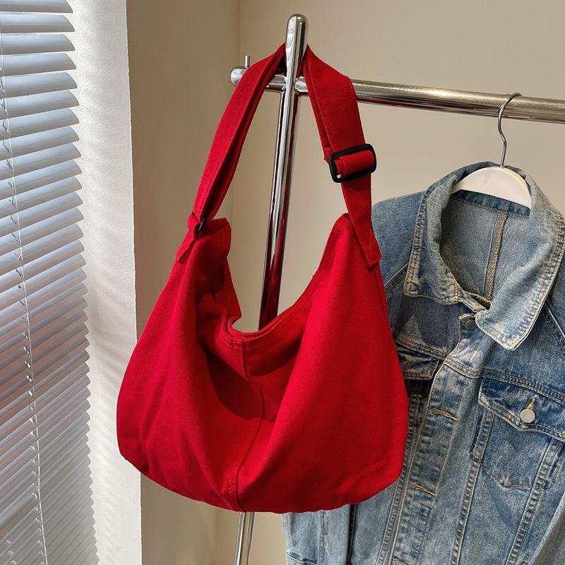 Crossbody Bag, Casual Bag, Women's Large-capacity Single-shoulder Canvas Bag