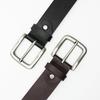 3.8 Wide New Men's Genuine Leather Belt Casual Cowhide Leather Belt Pin Buckle Versatile Leather Belt